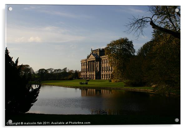 Lyme House Acrylic by malcolm fish