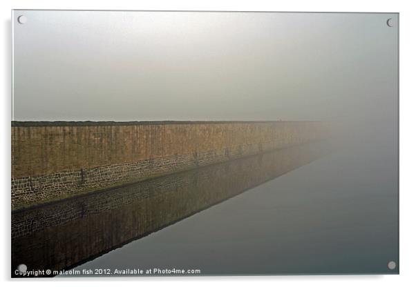 The Last Barrier. Acrylic by malcolm fish