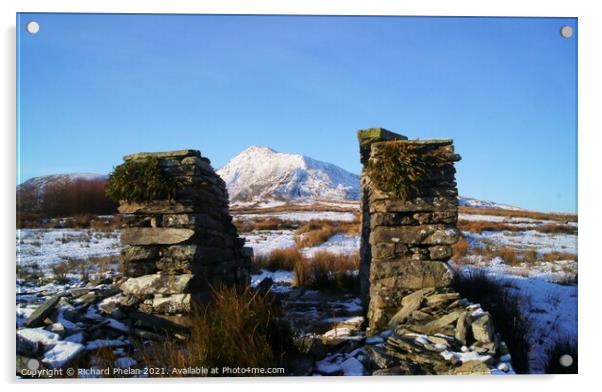 Snowdonia Wales Acrylic by Richard Phelan