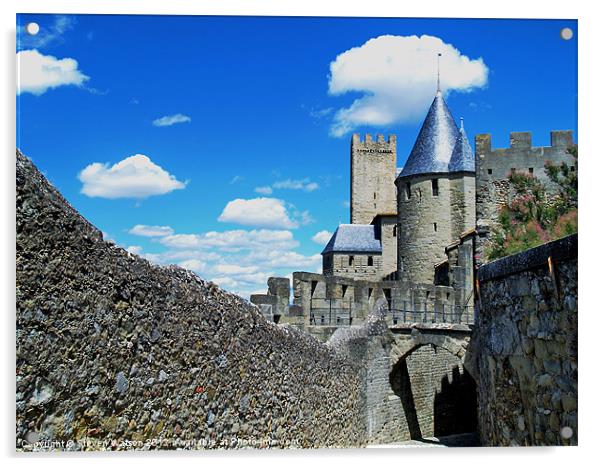 Carcassonne Acrylic by Steven Watson