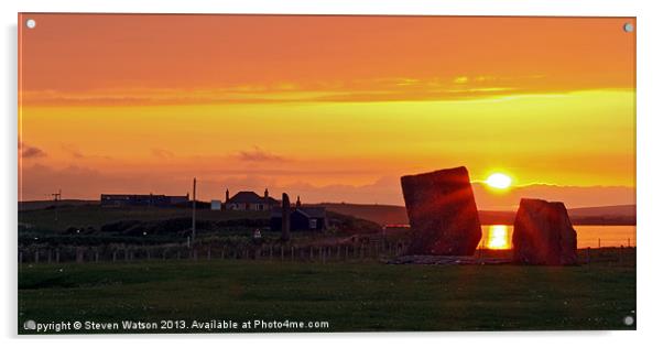 Stenness 2 Acrylic by Steven Watson