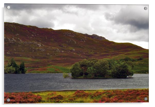 Loch Tarff Acrylic by Steven Watson