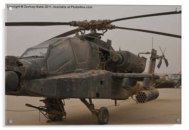 Apache After the Dust Acrylic by Zachary Babb