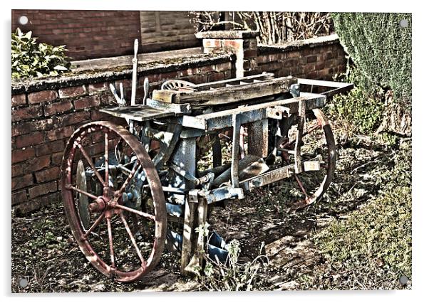 Old Farm Machine Acrylic by Colin Daniels