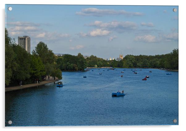 HYDE PARK Acrylic by radoslav rundic