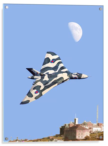Vulcan Bomber Display Acrylic by Noel Howarth