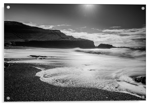 The Beach 5 Acrylic by David Martin