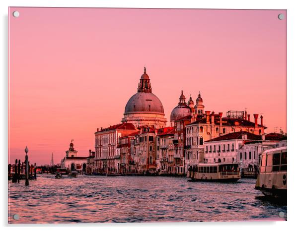 Venice in twilight  Acrylic by David Martin