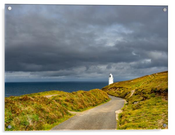 Trevose Head Lighthouse Acrylic by David Martin