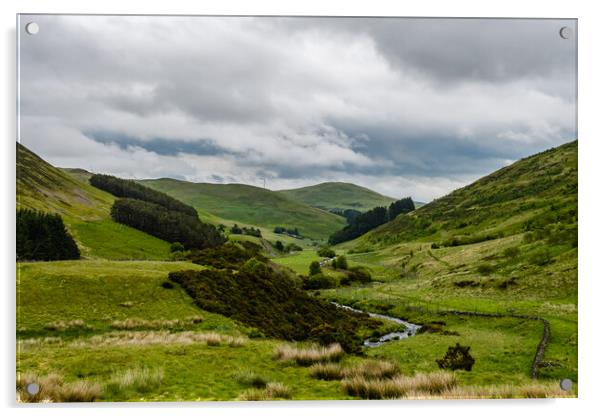 Scotland Landscape 2 Acrylic by David Martin