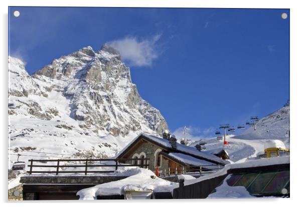 A view of the Matterhorn Acrylic by Steven Plowman