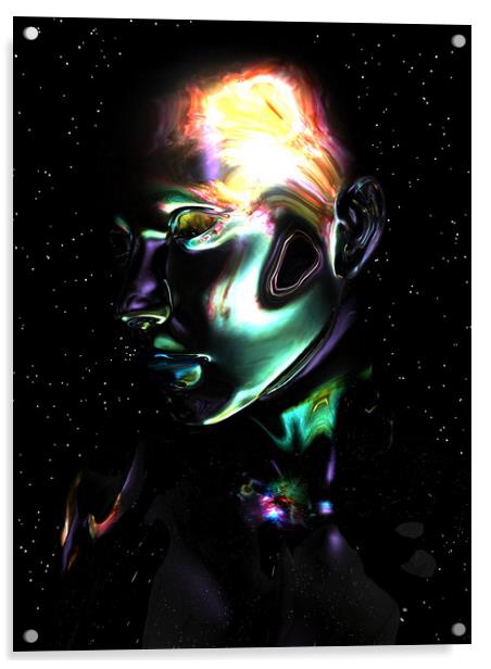Star Mind III Acrylic by Hugh Fathers