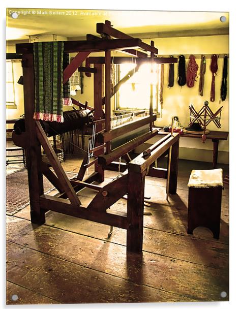Loom Room Sepia Acrylic by Mark Sellers