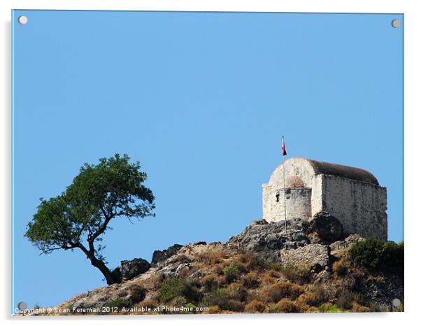 The Chapel on the Hill Acrylic by Sean Foreman