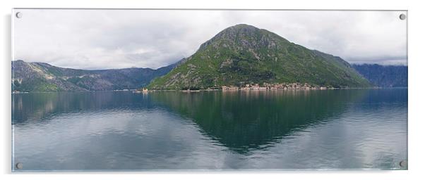 Kotor Bay Montenegro Acrylic by Sean Foreman