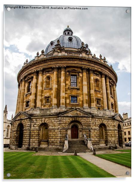  Radcliffe Camera Acrylic by Sean Foreman