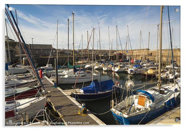 Whitehills Harbour Photo Acrylic by Bill Buchan