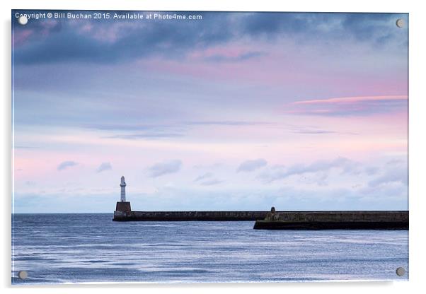  Aberdeen Evening Colours Acrylic by Bill Buchan