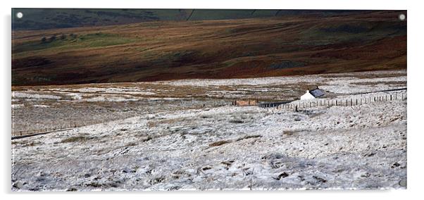 winter scene Cumbria Acrylic by david harding