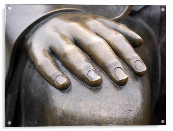 Statue Close Up Acrylic by david harding