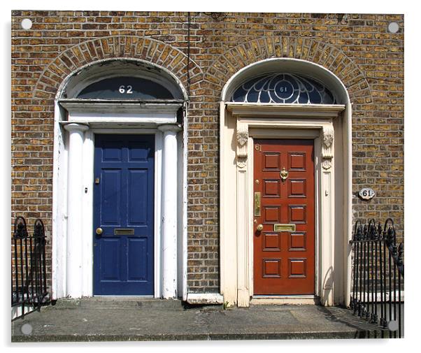 Dublin Doors Acrylic by david harding