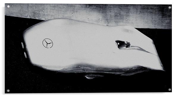 Mercedes Racing Car Acrylic by david harding