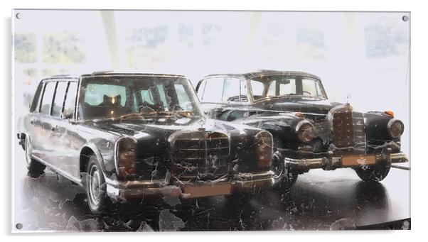 Mercedes Benz Acrylic by david harding