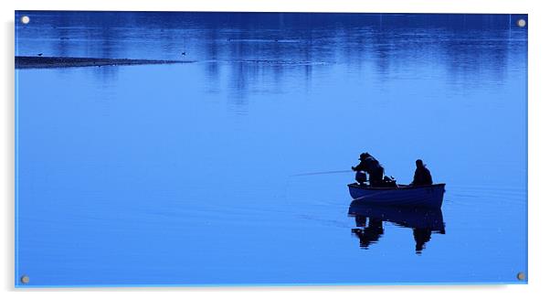 fishing Acrylic by david harding