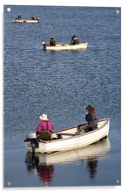 Fishing Acrylic by david harding