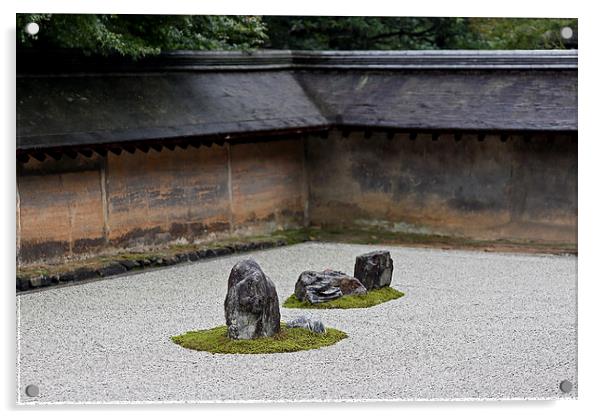 Ryoan-ji Acrylic by david harding