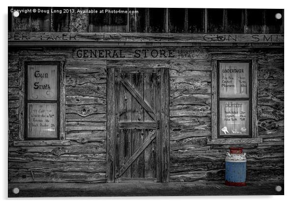 The Old General Store Acrylic by Doug Long
