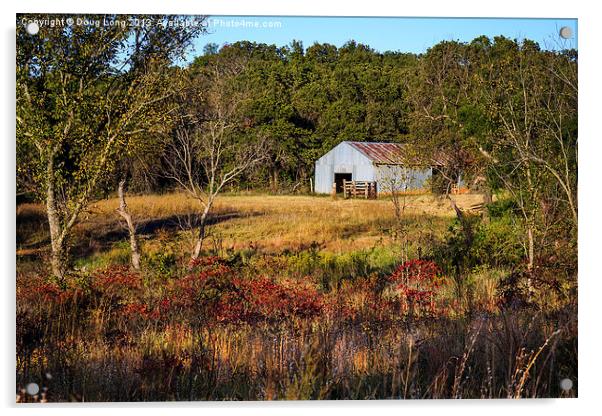 Old Barn Acrylic by Doug Long