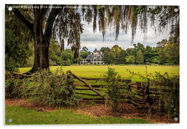 Magnolia Plantation Acrylic by Doug Long