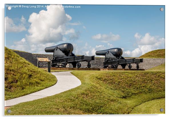 Ramparts of Fort Moultrie Acrylic by Doug Long