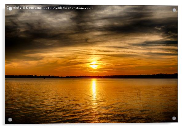 Sunset Acrylic by Doug Long