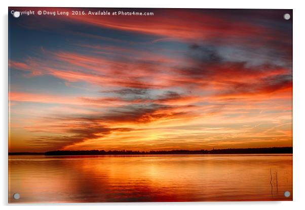 Red Sky Acrylic by Doug Long