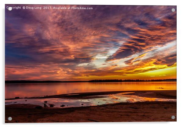 Sunset   Acrylic by Doug Long