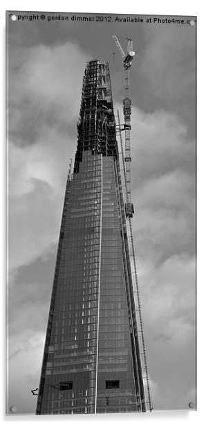 The Shard London photo 3 Acrylic by Gordon Dimmer