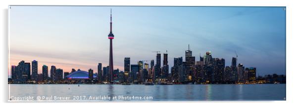 Toronto CN Tower  Acrylic by Paul Brewer