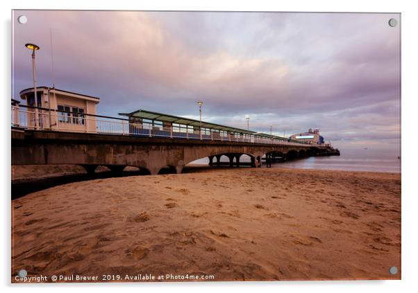 Bournemouth Pier  Acrylic by Paul Brewer