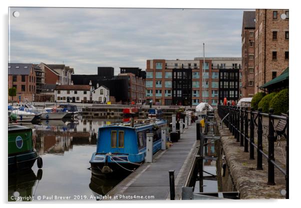 Gloucester Docks  Acrylic by Paul Brewer