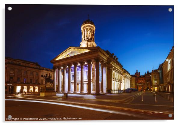 The Gallery of Modern Art in Glasgow  Acrylic by Paul Brewer