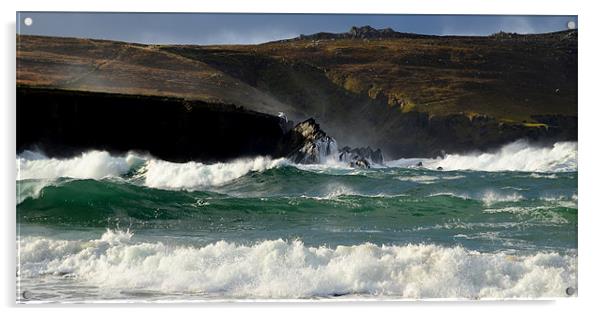 Clogher beach Acrylic by barbara walsh