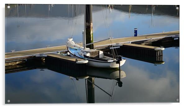 Boat Acrylic by barbara walsh