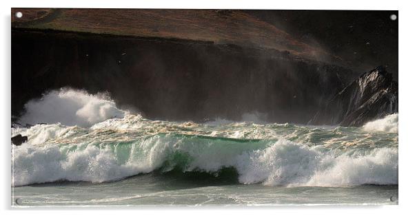 Clogher beach Acrylic by barbara walsh