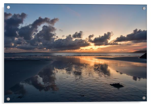 Sunrise at Cappagh Acrylic by barbara walsh