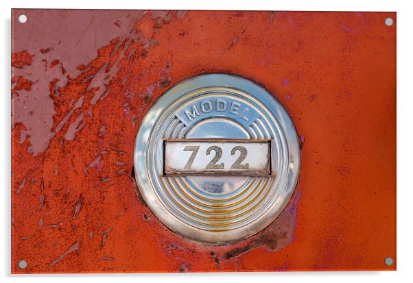 Model 722 Fire Engine Acrylic by Greg Marshall