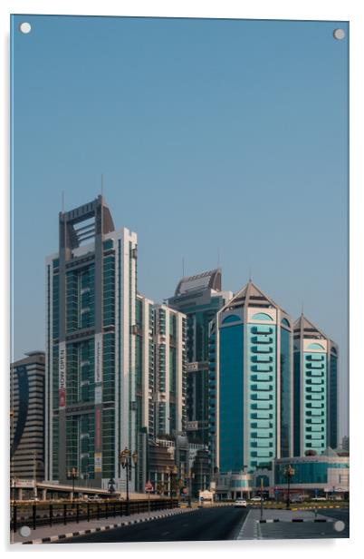 Sharjah UAE Acrylic by Greg Marshall