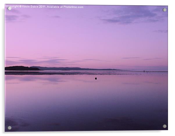 Sunset on the Forth Acrylic by Kevin Dobie