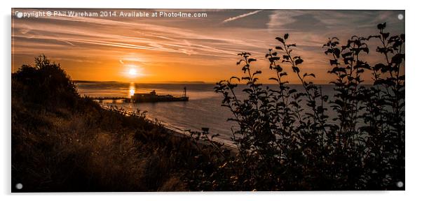  The pier at dawn Acrylic by Phil Wareham